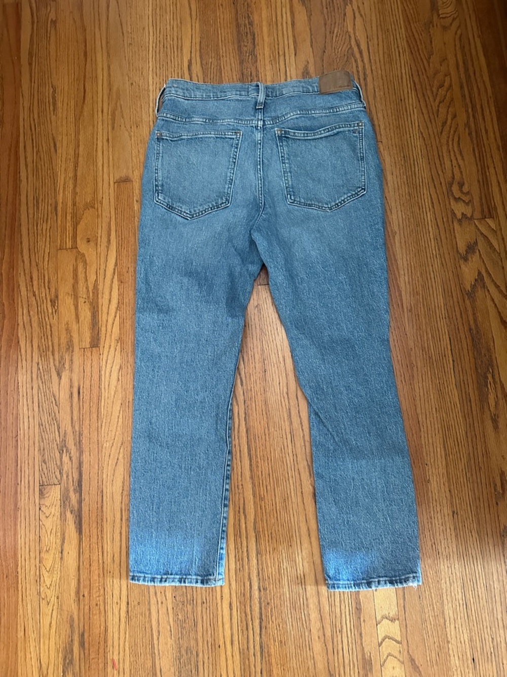Madewell Light Blue Cropped Ankle Jeans - Picture 2 of 2